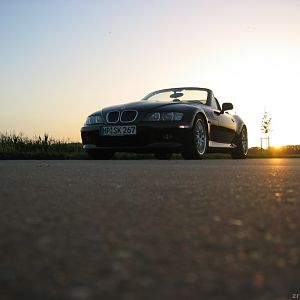 in Abenddämmerung