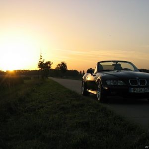 in Abenddämmerung