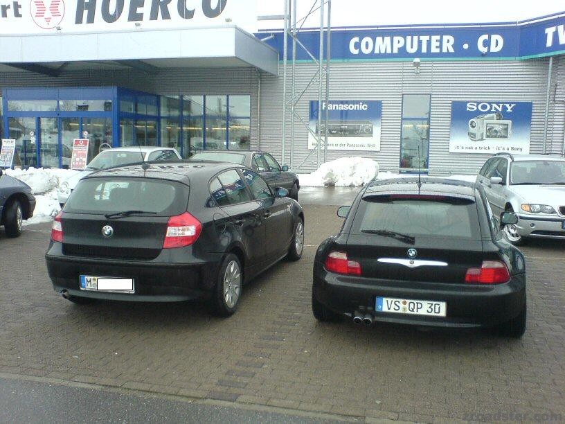 1er vs Z3QP Rear. No comparison