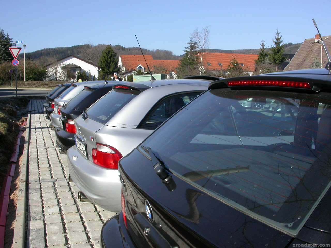 6 coupés in reih und glied ...