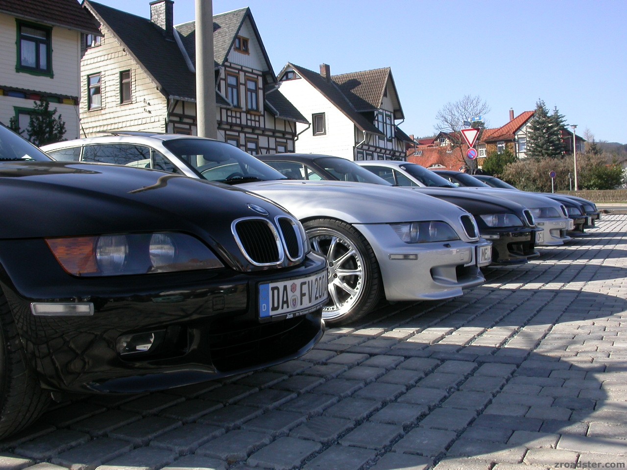 6 coupés in reih und glied ...