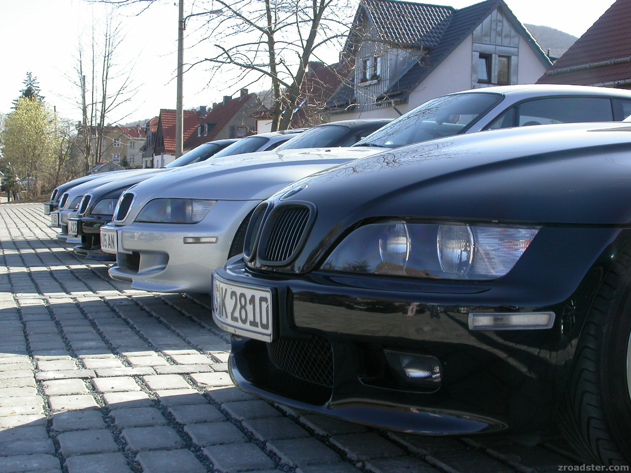 6 coupés in reih und glied ...