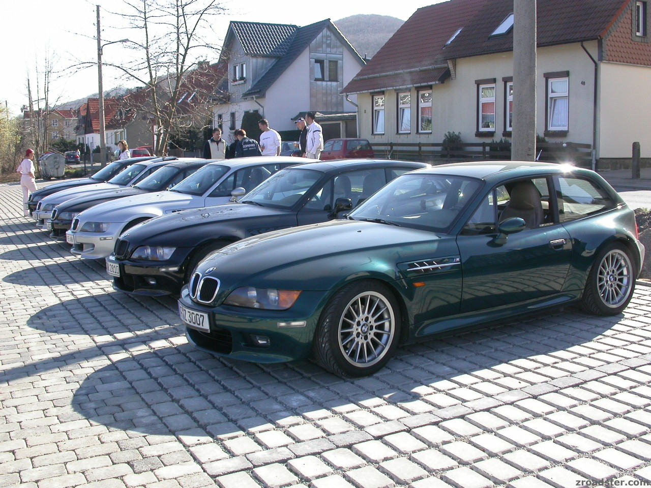 6 coupés in reih und glied ...