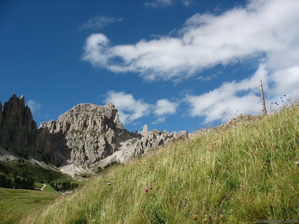 Am Grödnerjoch (passo Gardena, 2136m)