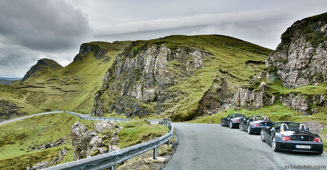 Am Quiraing-Pass in Schottland, Isle of Sky 2015