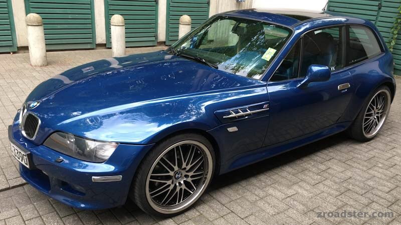 BMW Z3 Coupe Topasblau