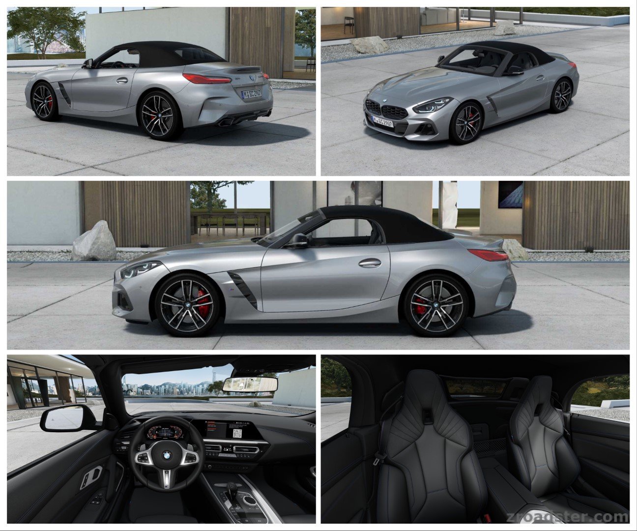 BMW Z4 G29 M40i Skyscraper Grey Grau Render