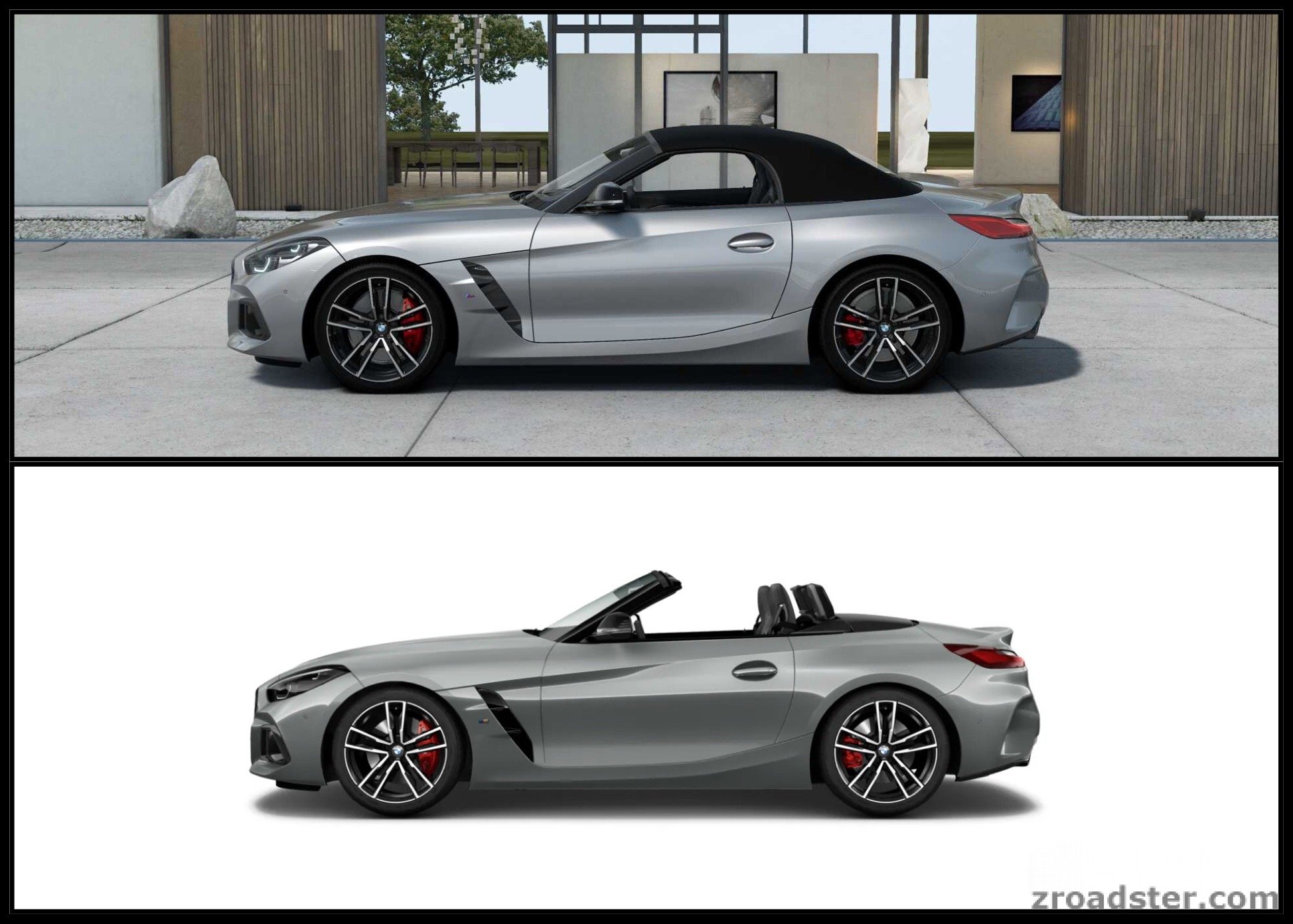 BMW Z4 G29 M40i Skyscraper Grey Grau Render