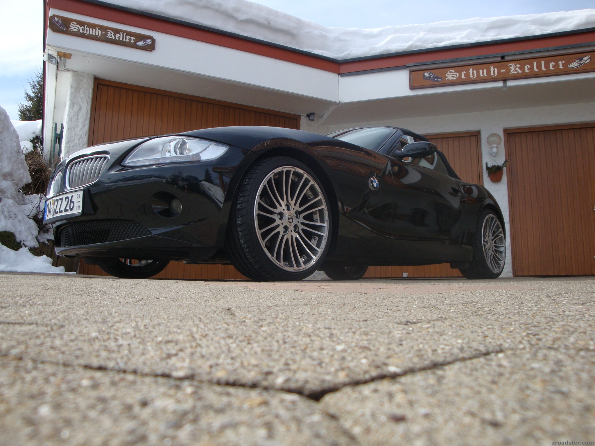 Daddy´s Z4 mit neuen Felgen