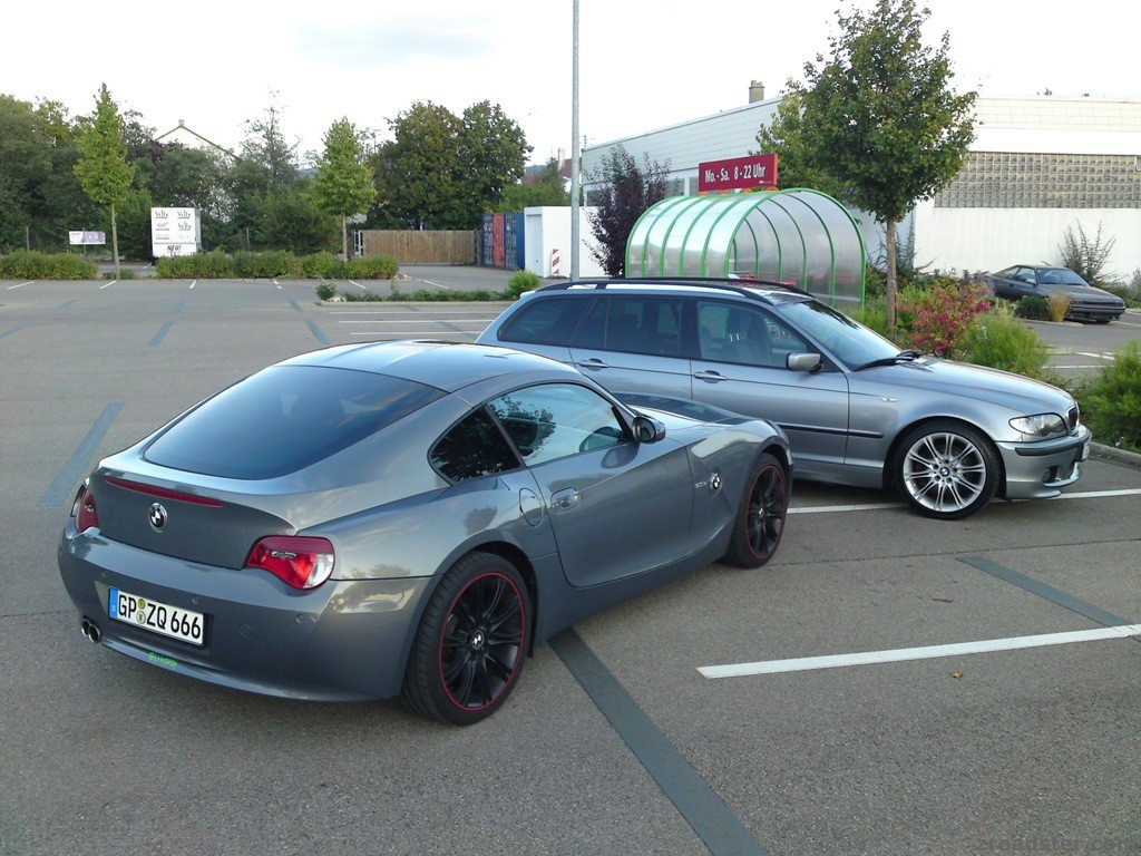 Der Z und der E46 meiner Freundin