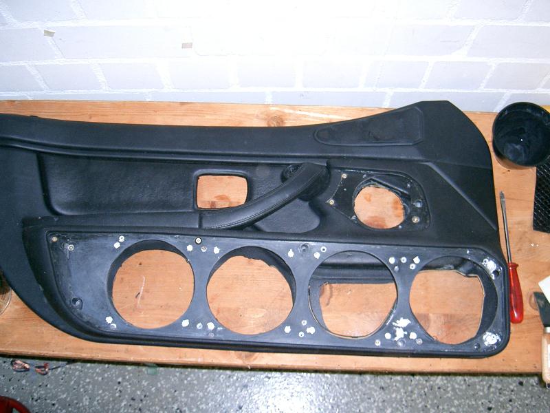 Doorboard geschliffen