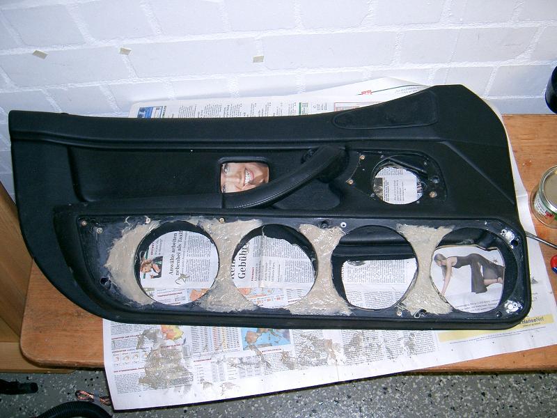 Doorboard gespachtelt