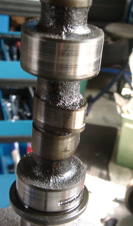 eingelaufene Nockenwelle