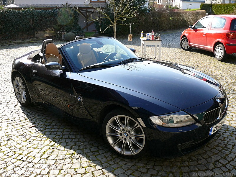 Februar 08 neuer Z4 und die Sonne scheint :-)