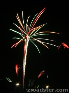 feuerwerk - ein kleiner ausschnitt aus einem 10mp bild