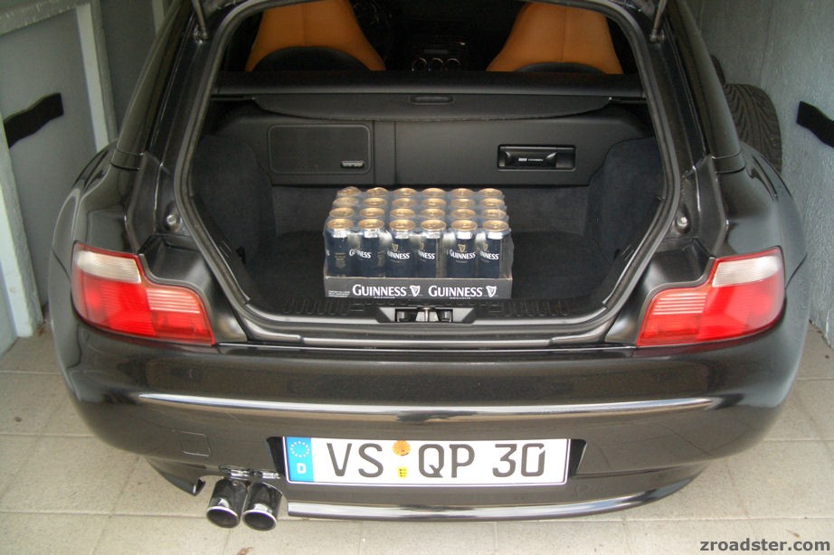 Guinness in the boot