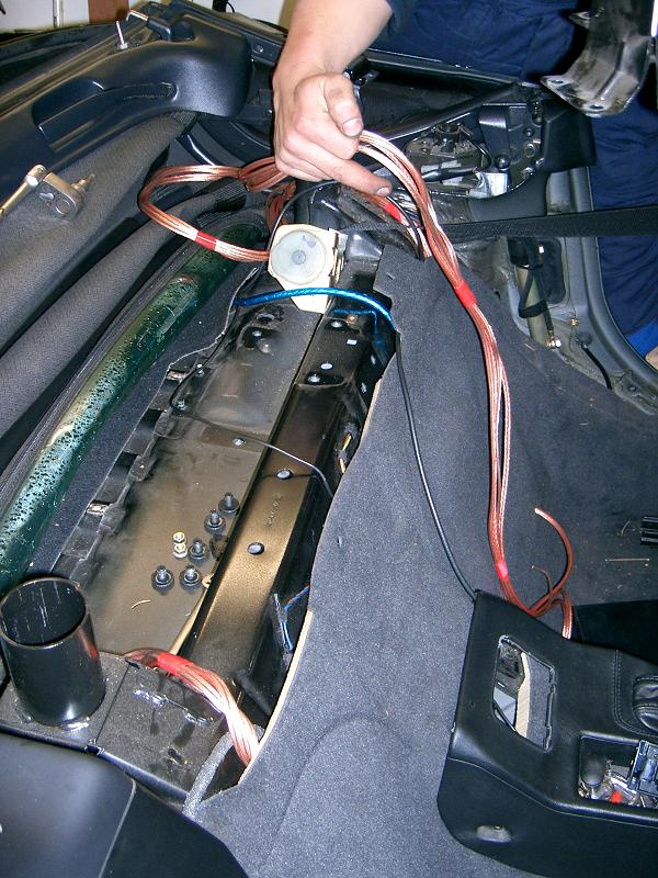 Kabel verlegen innen