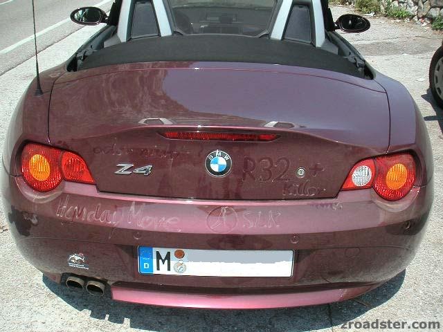 Mein alter Zetti 2004 mit Widmung eines Golf fahrers