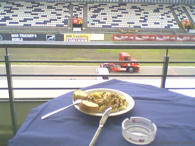 Mein Mittagessen heute beim Truck Grand-Prix