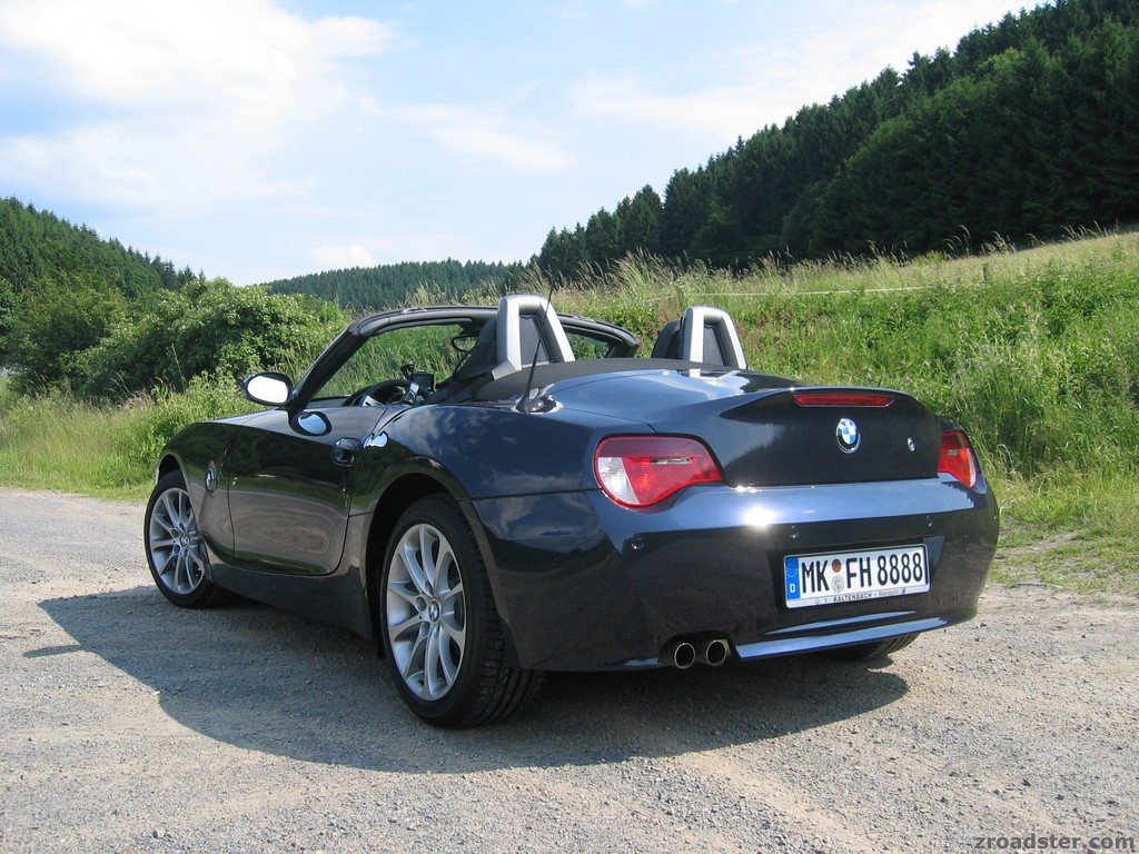 mein neuer Z4 bei der ersten Ausfahrt