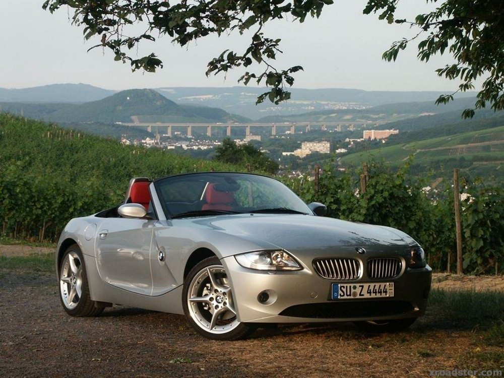 Mein Z4 in den Weinbergen von Walporzheim
