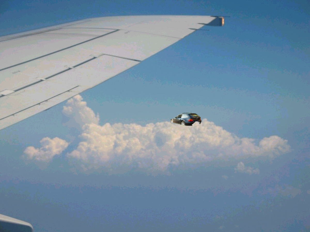 neulich - auf dem Rückflug