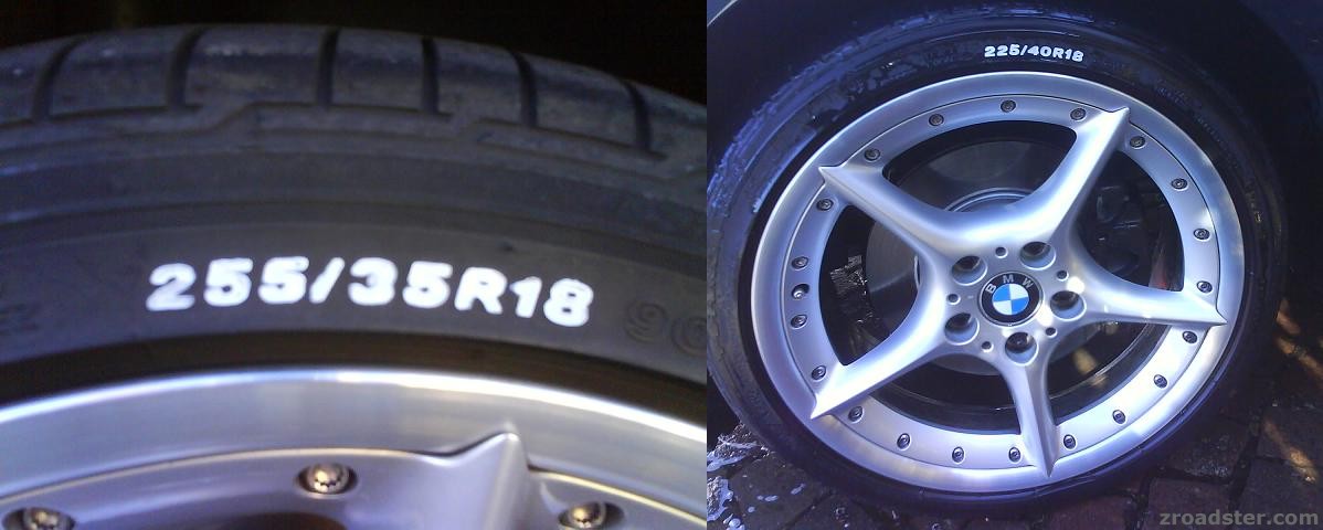 Schrift auf Reifen