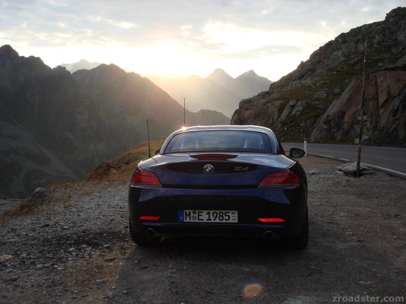 Sonnenaufgang am Timmelsjoch