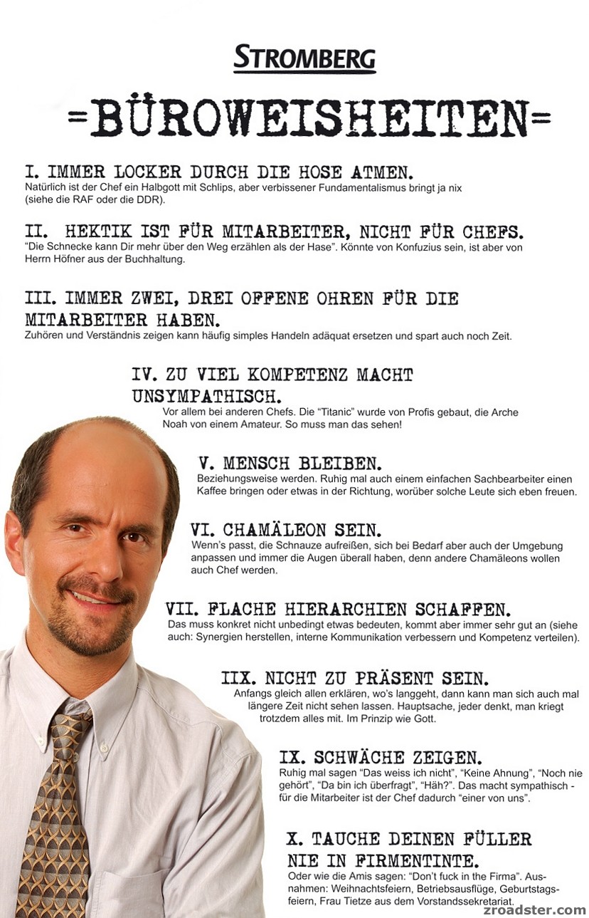 Strombergs Büroregeln