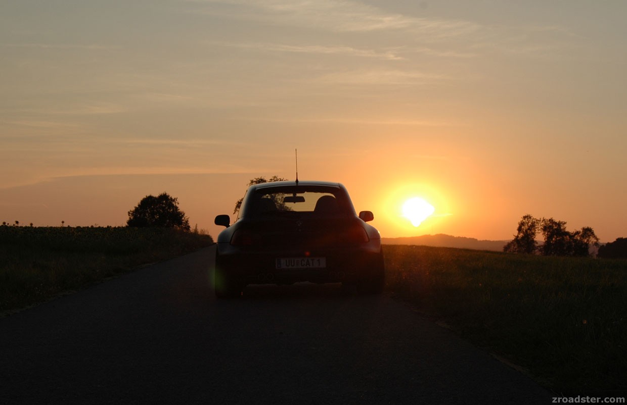 ... sun down ...