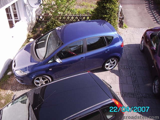 T-Car und Auto des Sohnes geswizölt