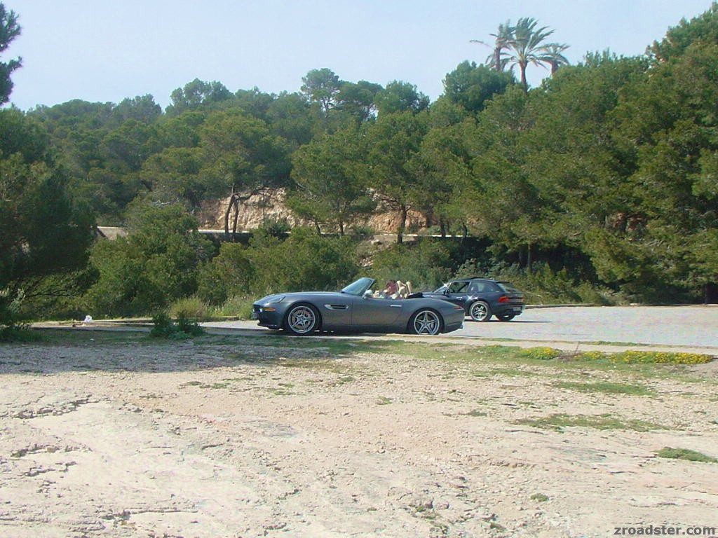 über den Klippen ...