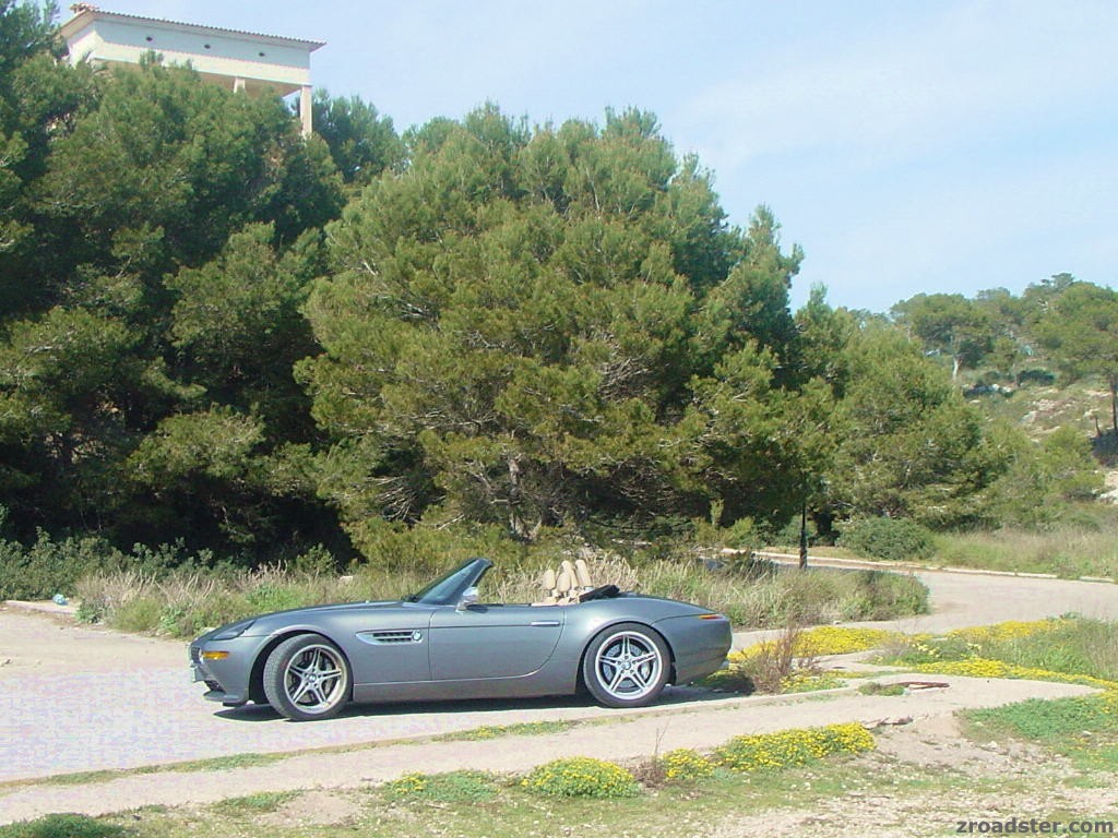 über den Klippen ...