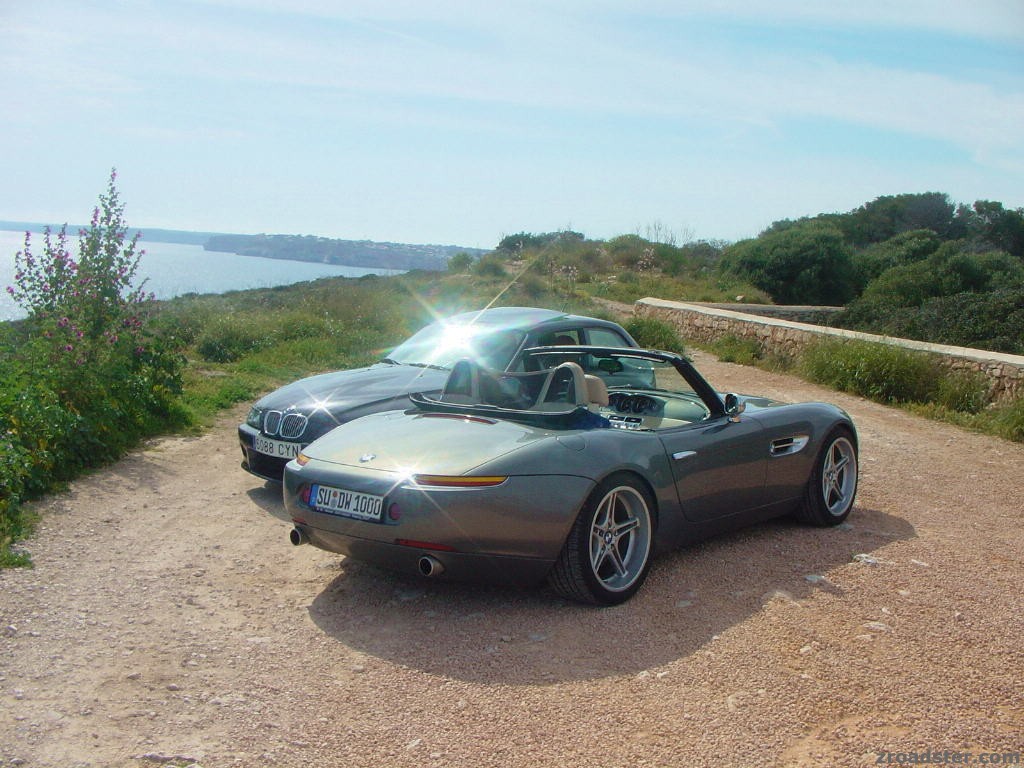 über der Küste ...