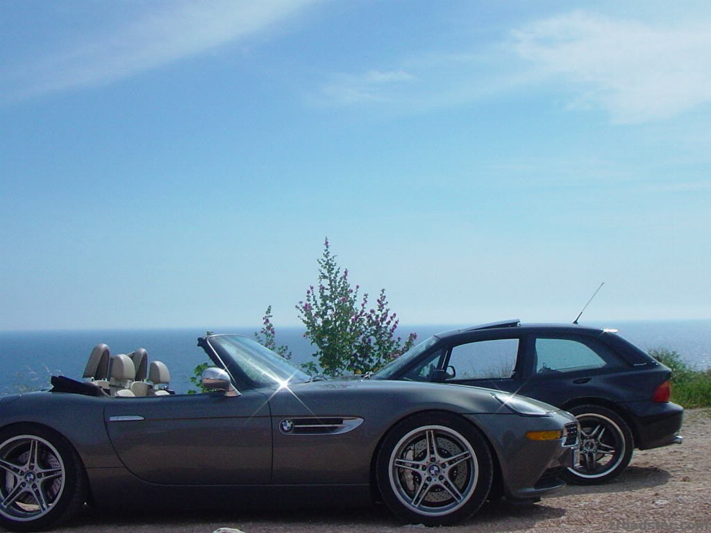 über der Küste ...