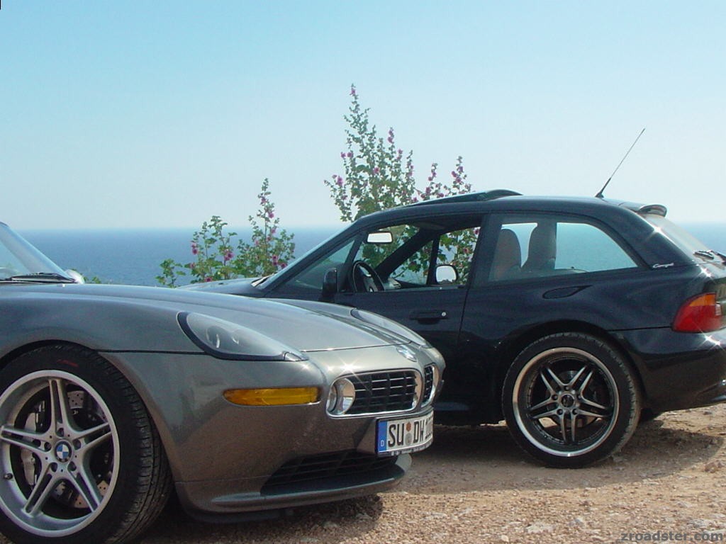 über der Küste ...