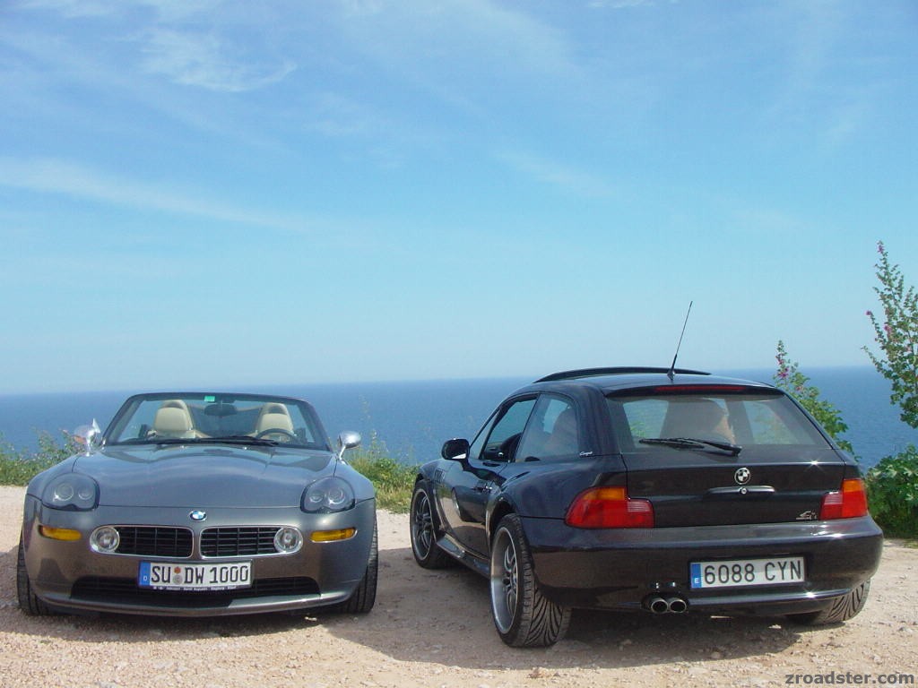 über der Küste ...