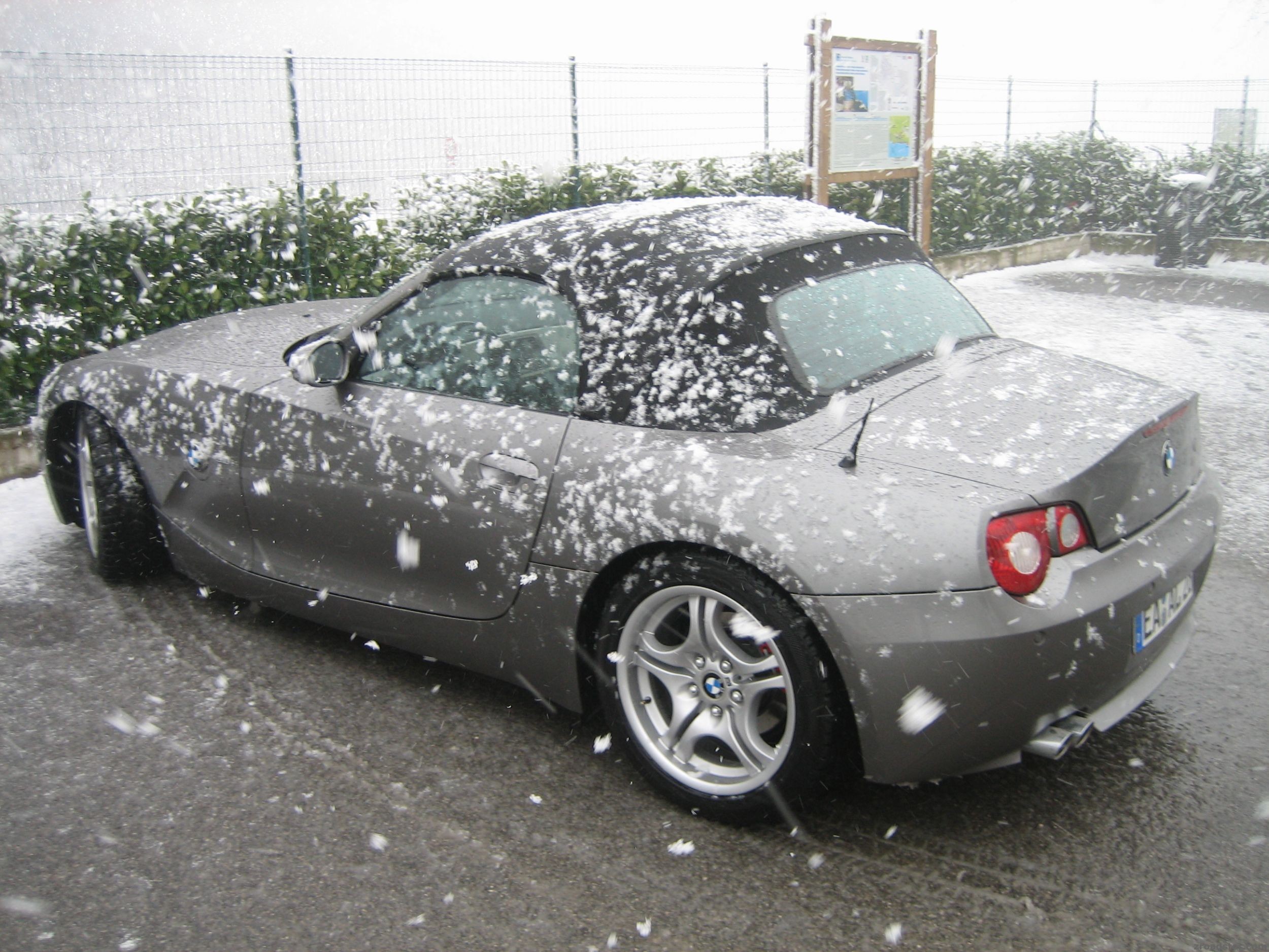 ... und Schnee. So ein M... !