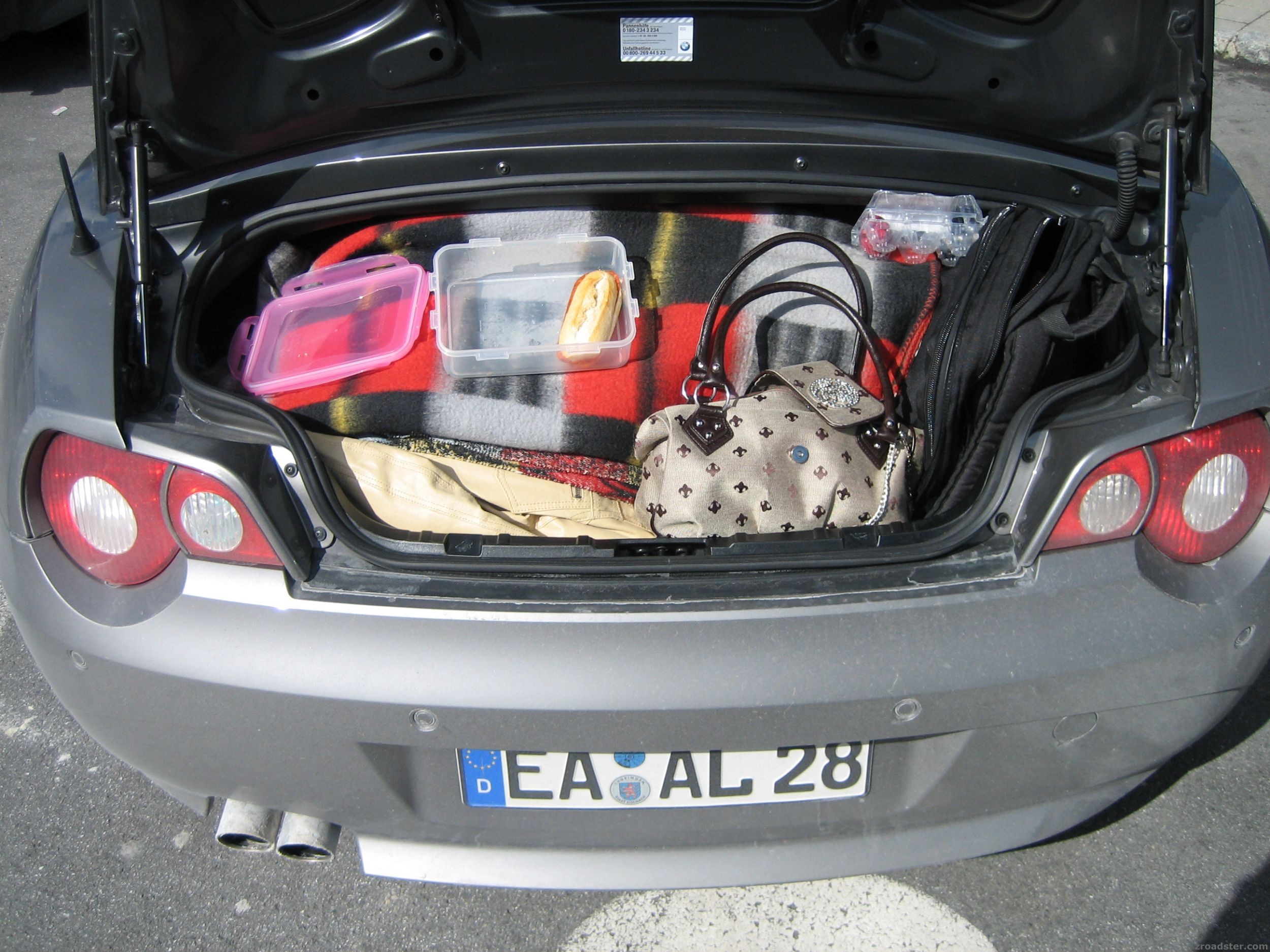Voller Kofferraum