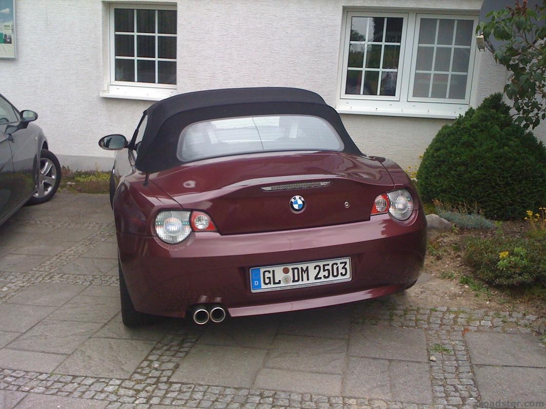 Weiße Rückleuchten