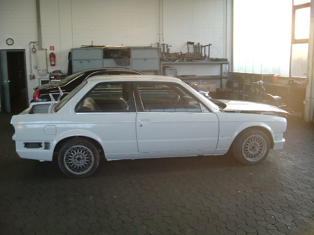 Winterauto zurück vom lacker