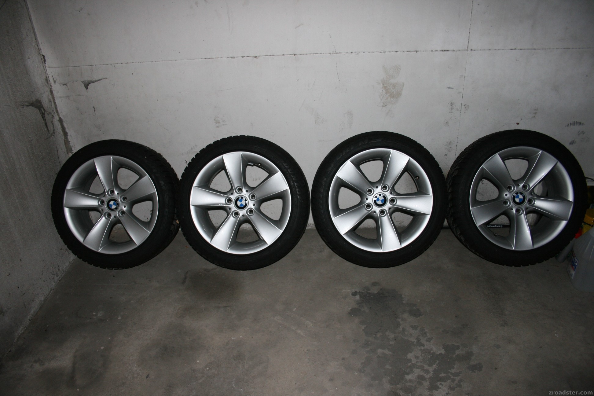 Winterreifen auf BMW Felge 105