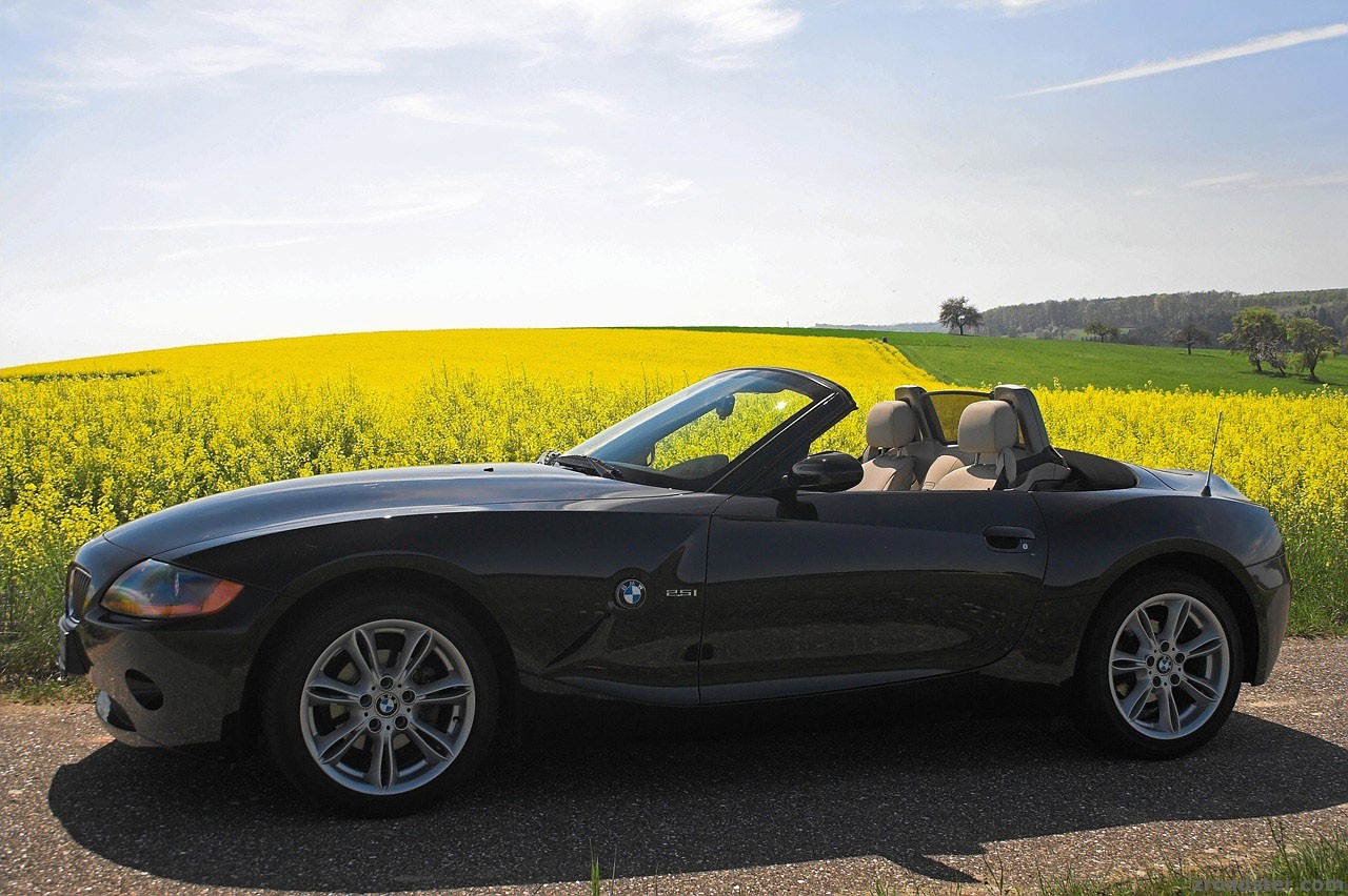 Z4 im Feld - Seitenansicht