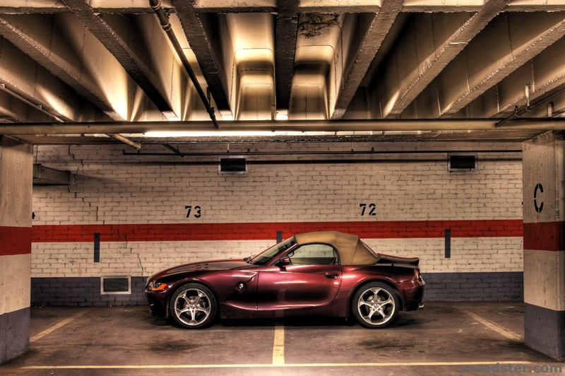 Z4 in Tiefgarage
