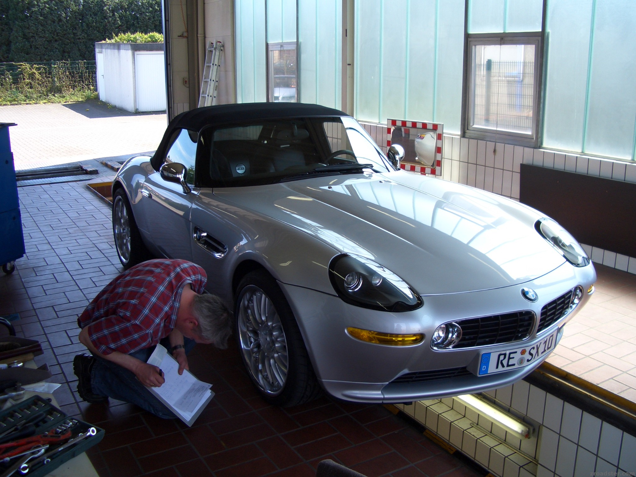 Z8 - Mit Zetti beim Tüv :-)