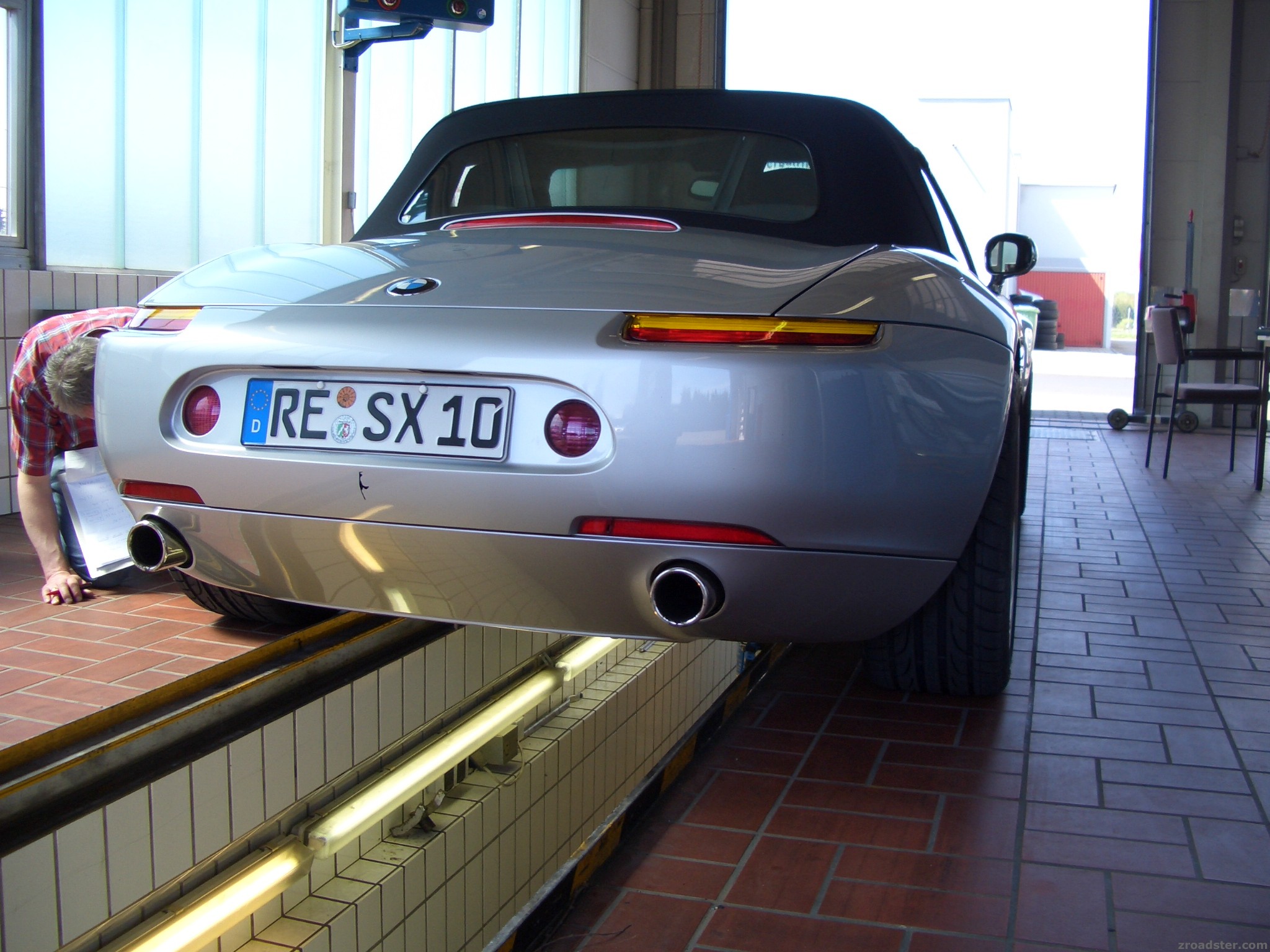 Z8 - Mit Zetti beim Tüv :-)