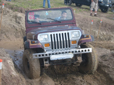 Jeep in Aktion