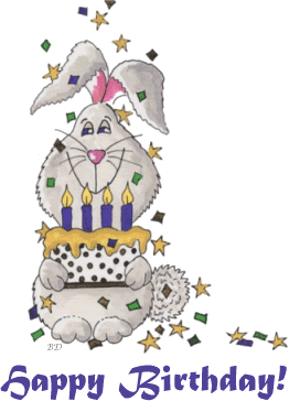 HappyBirthdayBunnyBirthGray.gif